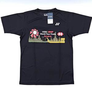 【中古・未使用品】ヨネックス ドライシャツ ツアーファイナルズ 大会記念 Tシャツ M YOB21056 ユニセックス YONEX バドミントンウェア