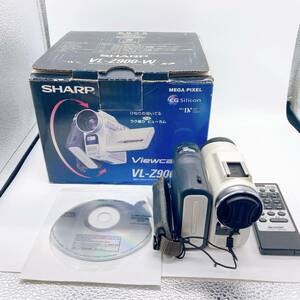 SHARP vl-z900 ホワイト　ビデオカメラ　中古　動作未確認　送料無料
