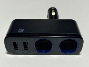 ダイレクト2連ソケット★2USB★車★アクセサリー