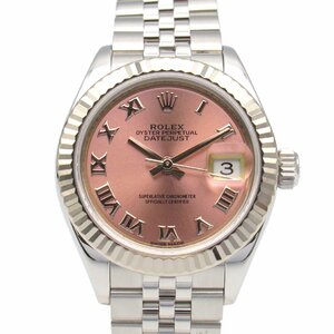 ロレックス デイトジャスト ランダム番 ブランドオフ ROLEX K18WG（ホワイトゴールド） 腕時計 WG/SS 中古 レディース