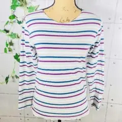 【RAGEBLUE】レイジブルー　ボーダーカットソー　size M コットン