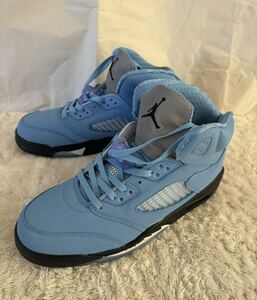 未使用美品NIKE AIR JORDAN 5 RETRO エア ジョーダン5 レトロ UNIVERSITY BLUE AJ5 ユニバーシティ ブルー ノースカロライナ us11 29cm