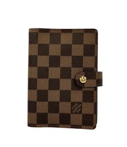 美品 ルイヴィトン 手帳カバー ダミエエベヌ アジェンダPM LOUIS VUITTON