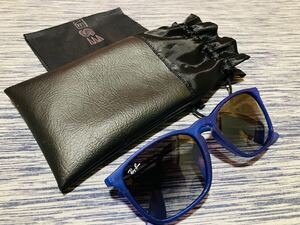 13 ジャンク品 レイバン 純正 サングラス RB4187-F CHRIS クリス スモークレンズ パープルフレーム Ray Ban レディース メンズ 女性 男性