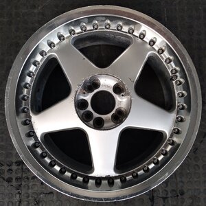 管理番号：A10-269【1本のみ】【18x8.5J 4x114.3 5x114.3 ET+36 ハブ73】SPEED STAR・マルチ・店頭引取可能・適格請求書発行可能