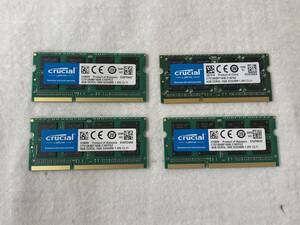 ★Crucial　★4GB　DDR3L-1600　4枚　計16GB