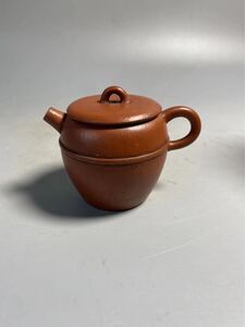 旧家蔵出 清朝期 陶磁器 朱泥 萬寶 紫泥 急須 時代物 茶壷 煎茶道具 孟臣 中国宜興 紫砂 白泥 唐物 中国美術