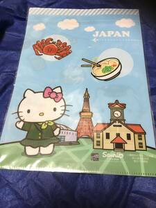 ハローキティ EVA AIR クリアファイル HELLO KITTY　日本・台湾　スイーツ　新品・未使用