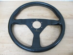 [109606-A]MOMO モモ VELOCE RACING ヴェローチェ TYP V35 KBA：70068 レザー ステアリング 正規品 Φ340mm 1円～売切り