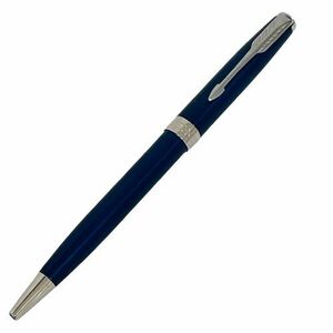 【PARKER/パーカー】ボールペン メタリックブルー インク残量〇 文具/筆記用具★10967