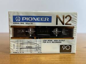 送料込 未開封 パイオニア N2 90分 ノーマル 1本 カセットテープ One PIONEER N2 Normal Position