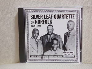 [CD] SILVER LEAF QUARTETTE OF NORFOLK / 1928 - 1931