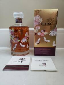 【レア】SUNTORY HIBIKI サントリー 響 17年 意匠ボトル 花鳥風月 ウイスキー 700ml 43% 箱・冊子付き