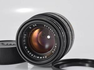 [良品☆整備済]Leica (ライカ) SUMMICRON M 50mm F2 6bit レンズフード組込 ズミクロン [保証] (53135)