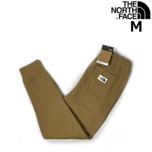 1円～!売切!【正規新品】THE NORTH FACE◆HERITAGE PATCH JOGGERS ジョガーパンツ US限定 ロゴパッチ 裏起毛(M)茶 ベージュ 190110-25