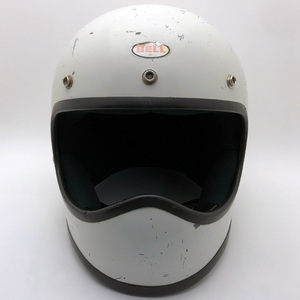 送料無料 BELL MOTO STAR WHITE 60cm/ベルモトスター白ビンテージヘルメットオフロードフルフェイスmoto3モト3mchalアポロapollo500tx60s