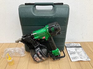 ★中古★日立工機 65mm高圧ロール釘打機 NV65HR 本体 ケース付き コイルネイラ ロール エアー工具 大工道具 HiKOKI ハイコーキ)倉b