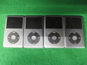 ユ■IP576　♪Apple iPod classic 160GB 4台セット Model No:A1238 ジャンク