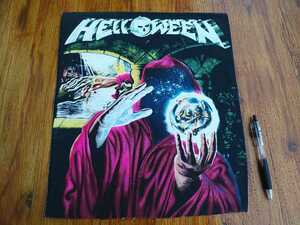 HELLOWEEN プリント バックパッチ ワッペン Keeper of the seven keys / iron maiden metallica judas priest accept blind guardian