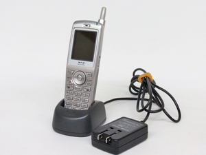 ■ Willcom ウィルコム PHS電話機 WX220J(S) 初期化済 電池付■IM152 