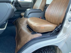 カズキオート ハイエース レジアスエース ダークプライム SGL アンティーク エンジンフードカバー レザー kazukiauto BUAN COMFY