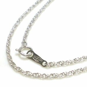 J◇Pt850 ラソマ プラチナ チェーン ネックレス 41.5cm 1.8mm幅 ダブルアズキチェーン LASoma platinum chain necklace【ネコポスOK】