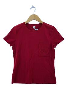 HERMES◆Tシャツ/36/コットン/RED