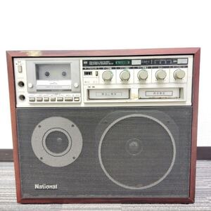 R-01115 NATIONAL 8TRACK TAPE PLAYER/CASSETE RECORDER RQ-87 ナショナル カセットレコーダー 通電確認済 015