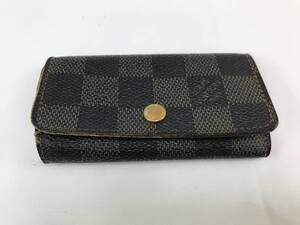 ☆ルイヴィトンLOUIS VUITTON ミュルティクレ4 N62631 ダミエ 4連 キーケース　中古　♯163702-13