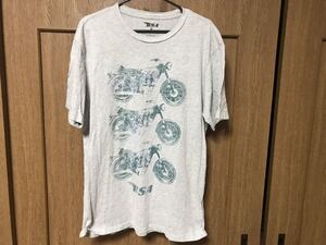 BSA Tシャツ モーターサイクル バイク オートバイ　Ｍ　Ｔシャツ　グレー