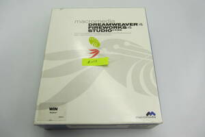 送料無料/格安 #1078 中古 Macromedia Dreavweaver 4 Fireworks 4 Studio Windows ライセンス付き WEB　デザイン　編集　パッケージ