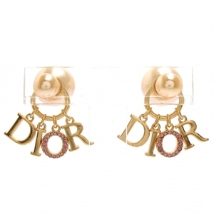 ディオール/クリスチャンディオール DIOR/ChristianDior ピアス トライバルボール ピンクゴールド アクセサリー（耳）