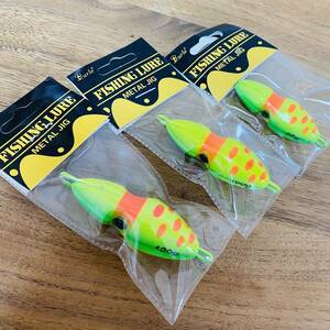 3個セット FISHING LURE 鉛式ビンビンスイッチ 80g 100g 120g タイラバタイラバ タングステン 鯛ラバジグ タイラバヘッド 