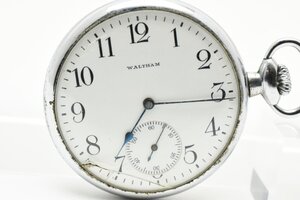 稼働品 ウォルサム 懐中時計 スモセコ ラウンド 手巻き 腕時計 WALTHAM