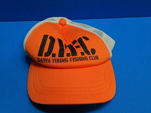 n501y DAIWA ダイワ DYFC YOUNG FISHING CLUB ジュニアサイズ 53～57㎝ メッシュキャップ 帽子 釣り フィッシング オレンジ (24-1216-1)