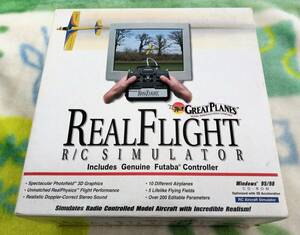 超希少◆RealFlight R/C Simulator◆箱説Romコントローラー全て揃い