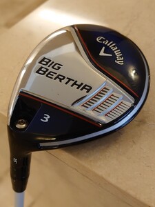 レフティ 美品 ☆Callaway BIG BERTHA キャロウェイビッグバーサー 3WフェアウェイウッドＲ 15°☆