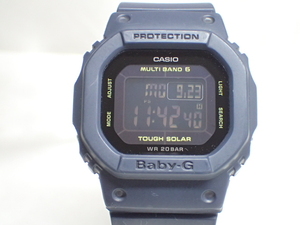 9233[T]CASIO カシオ babyーG BGD-5000 レディース腕時計 電波ソーラー マルチバンド6 スクエア