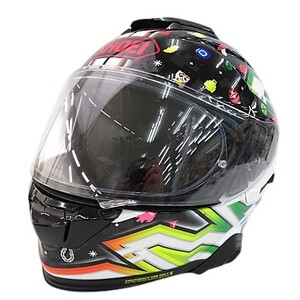 【格安】1,000円～ SHOEI ショウエイ GT-Air2 フルフェイスヘルメット LUCKY CHARMS ホワイト系 サイズL PSCマーク無し バイク [M6103] 