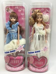 【4523B】未使用 保管品 ファッション ジェニー 20th ウェディング J12 パーティー J13 Jenny 人形 2体 タカラトミー