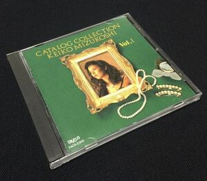 CD 水越恵子 カタログ・コレクション VOL.1 トーラス盤 歌詞カード封入 taurus