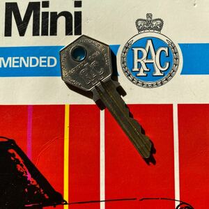 ◆中古 RAC イギリス王立自動車クラブ会員の鍵★英国製◆BMCミニ/バンプラ/モーリス/オースチン/MG/ADO16/ローバーミニ/ロータス/