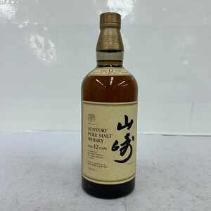 M403-O52-736 SUNTORY YAMAZAKI サントリー 山崎 12年 ピュアモルト ウイスキー 向獅子 750ml 43% 古酒 未開栓 ⑩