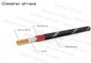 【8AWG】【日本国内正規品】【高コスパ】GTtrading社 MasterStrokeブランド パワーケーブル 1m単位切り売り