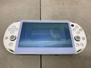 m0114-11★SONY PSVITA本体　 PCH-2000 ホワイト　初期化　通電確認済み 