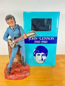 ★超絶レア★ ジョンレノン オルゴール付き ウィスキーボトル 1981年製 箱付き BEATLES JOHN LENNON ビートルズ フィギュア 人形