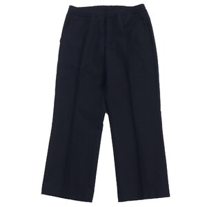 極美品●MONCLER モンクレール 2019年製 PANTALONE パンタロン イージースラックス トラウザーパンツ ネイビー 46 正規品 メンズ