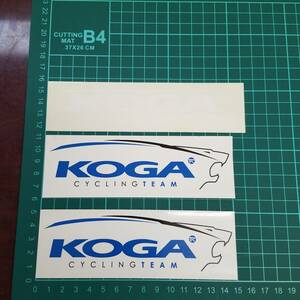 ♯66　KOGA CYCLING TEAM sticker コガ　ステッカー シール (2枚組)