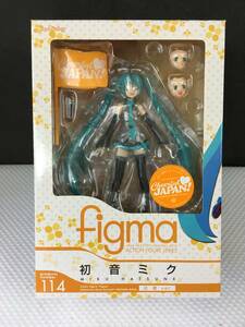 okR501* 未開封 figma 114 初音ミク 応援ver. チアフルジャパン マックスファクトリー ※外箱汚れ有