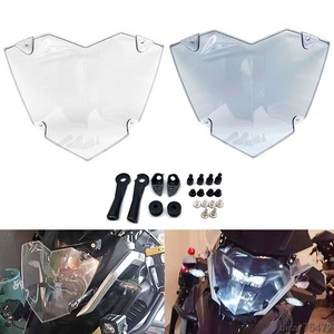 送料無料 BMWヘッドライトプロテクターガード1p 全2色 BMW R1250GS アドベンチャー R1250 2013-2021 ライト カバー ガード クリア スモーク